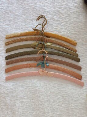 Vintage Retro Clothes Hangers lot of 7